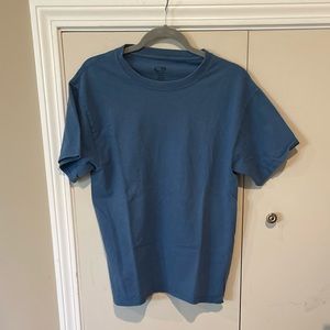 Men’s Solid Blue Short Sleeve T-shirt by Champion